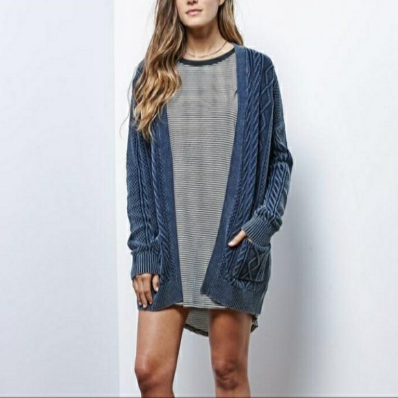 PacSun Blue Cardigan - Picture 5 of 6